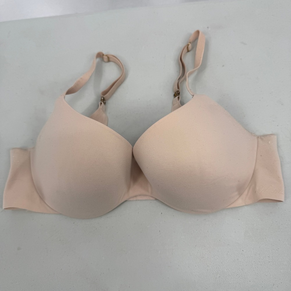 Victoria's Secret Incredible Lined Demi Bra Womens 34C Beige‎ Underwire 398058